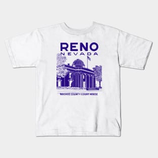 1940's Court House, Reno Nevada Kids T-Shirt